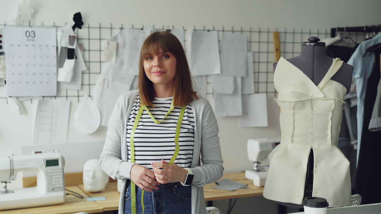 diseñador de moda en el trabajo