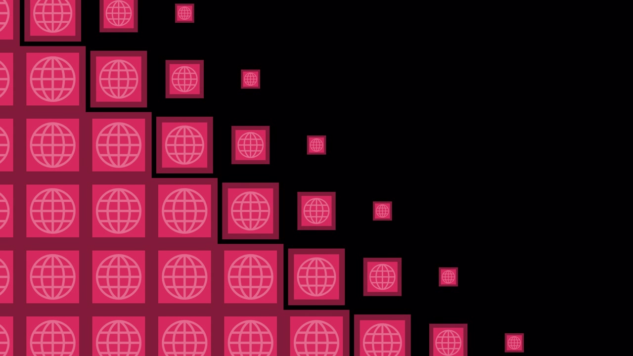 Red Globe Pattern Background