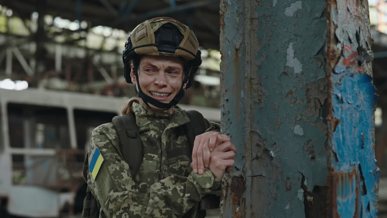 Ukrainian Soldier in Distress