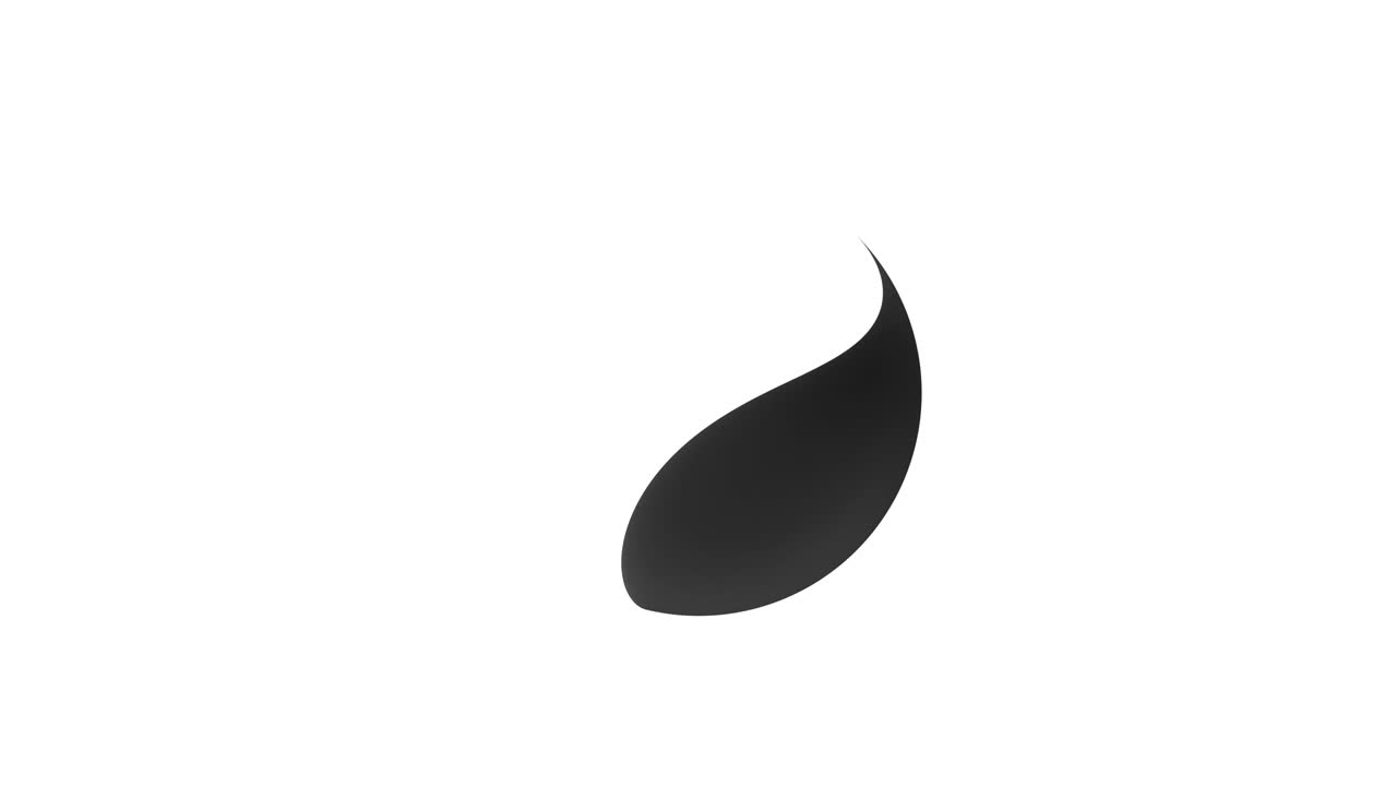 Animated symbol Tai-chi on light background.