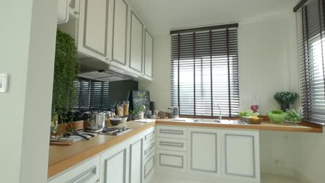 compact and modern kitchen- pantry area decoration idea
