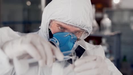 laboratorio para el estudio de la leche y la sustancia blanca