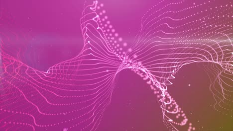 abstract pink and purple particle network