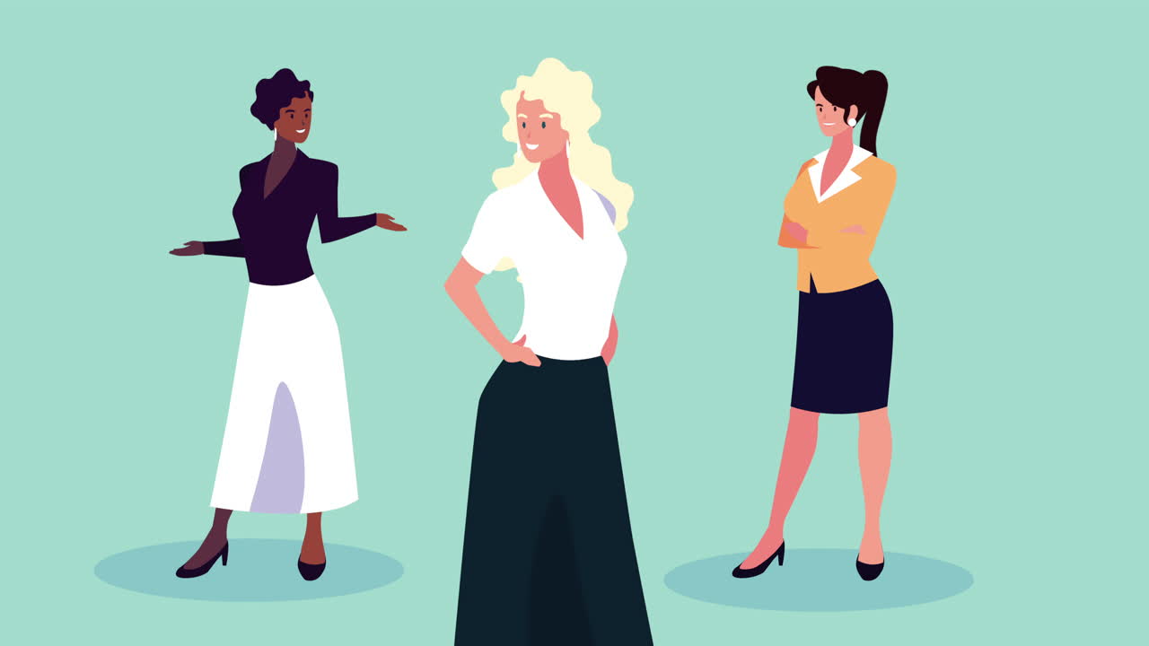 전문적인 옷을 입은 세 명의 사업가