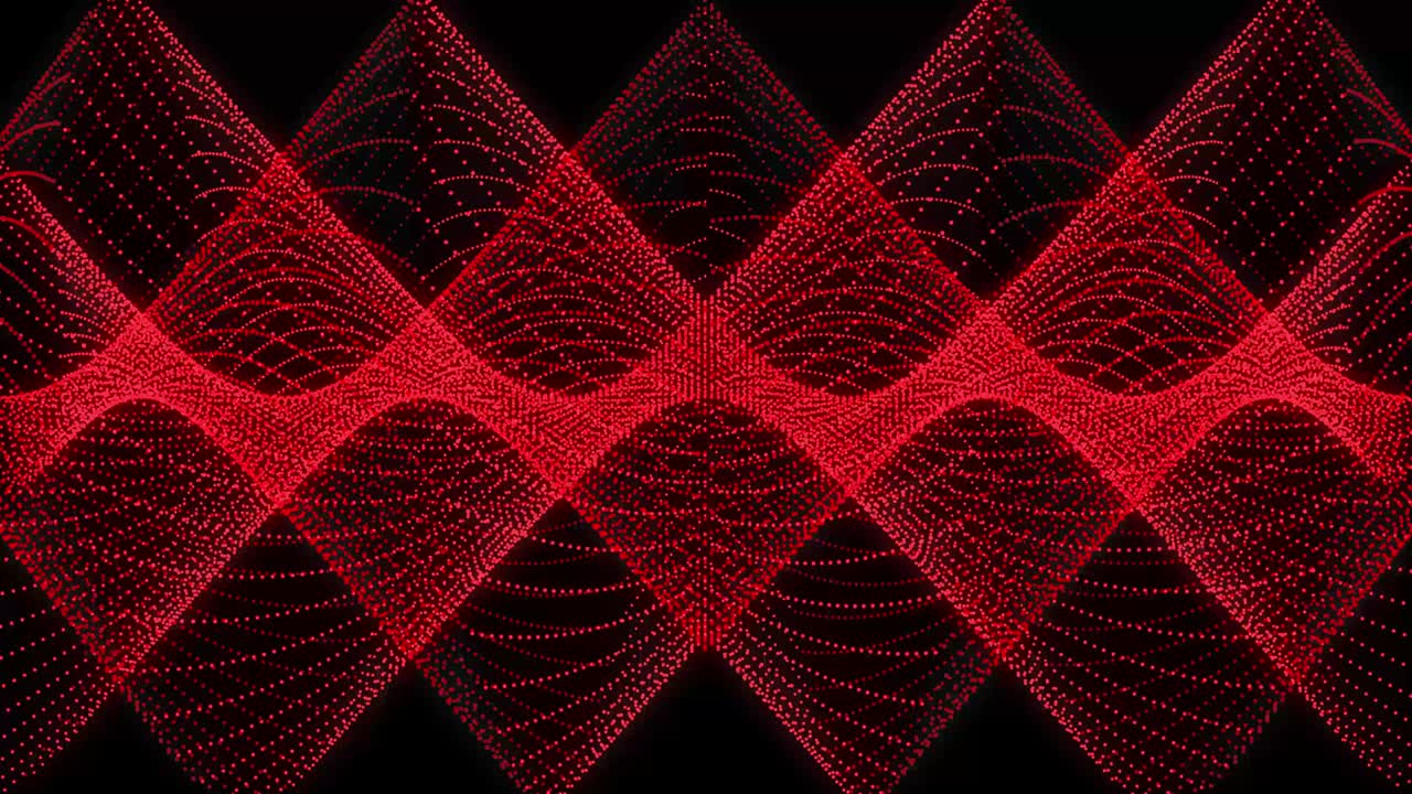 Rainbow Color Change Dot Shape Pattern Animation