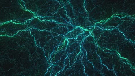 Green static electricity stasis plasma globe, energy vortex, endless seamless loop