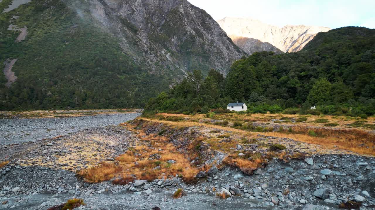 Remote Cabin in a Mountain Valley
