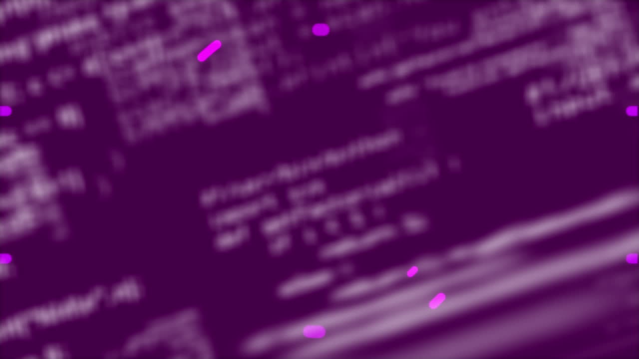 animación del escaneo del alcance sobre el procesamiento de datos y líneas azules sobre fondo negro
