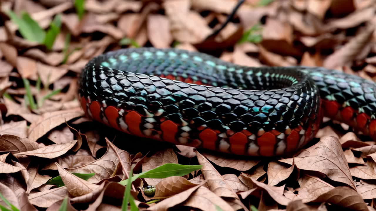 Snake on Forest Floor