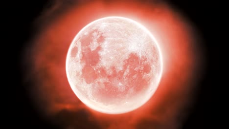 Ein-Roter-Super-Vollmond-4k-Zoomt-Hinein,-Super-Sauber-Klar