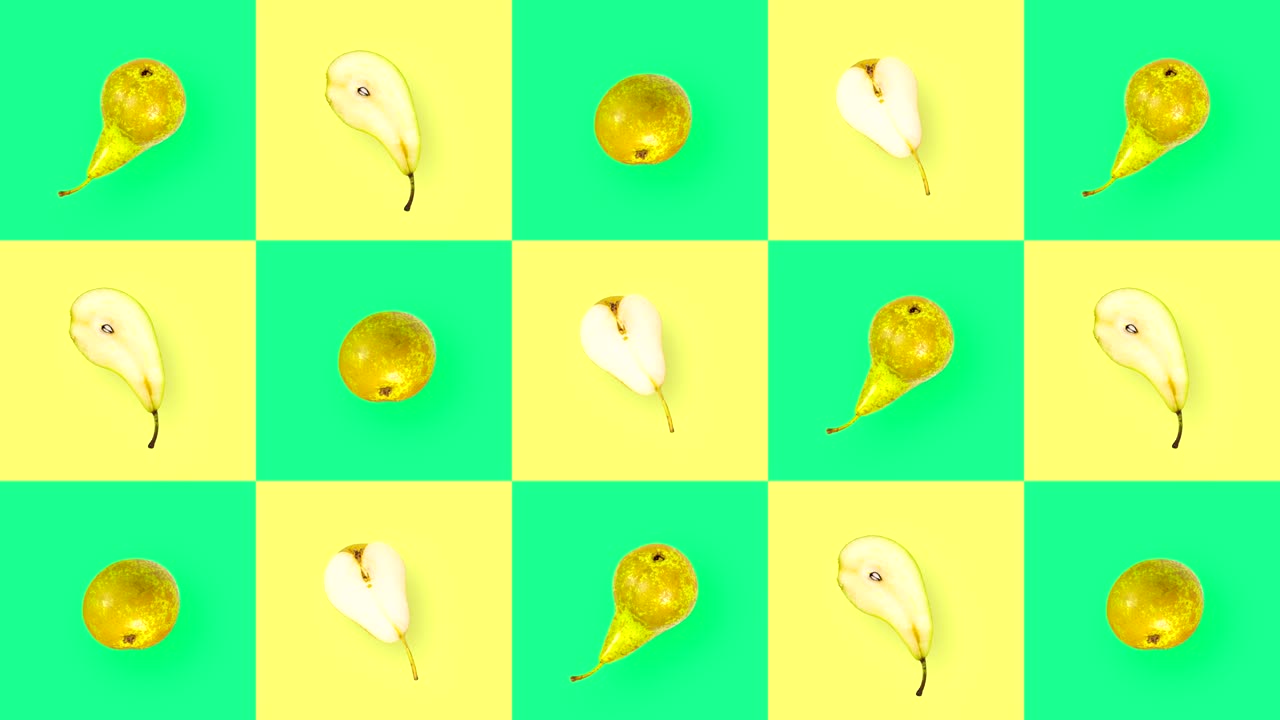 과일과 함께 추상적인 배경