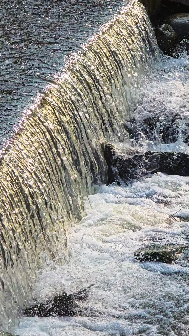 Small Waterfalls At Yangjaecheon Stream. - closeup shot
