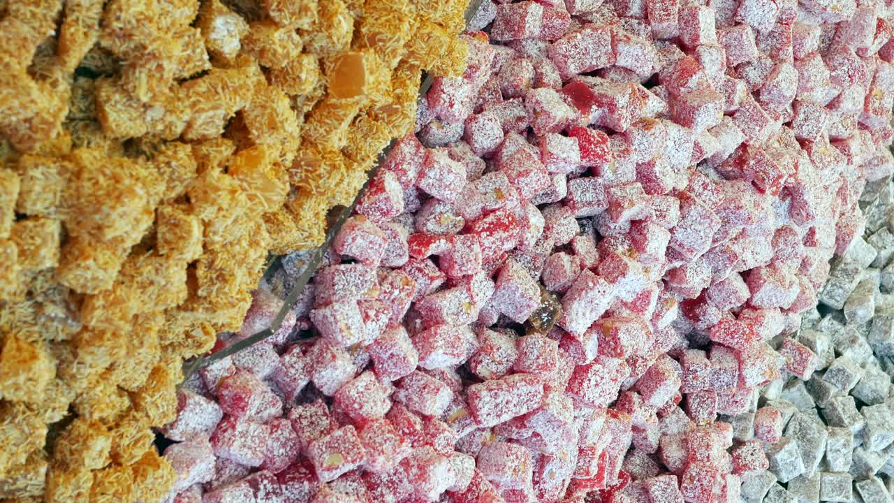 variedad de delicias turcas