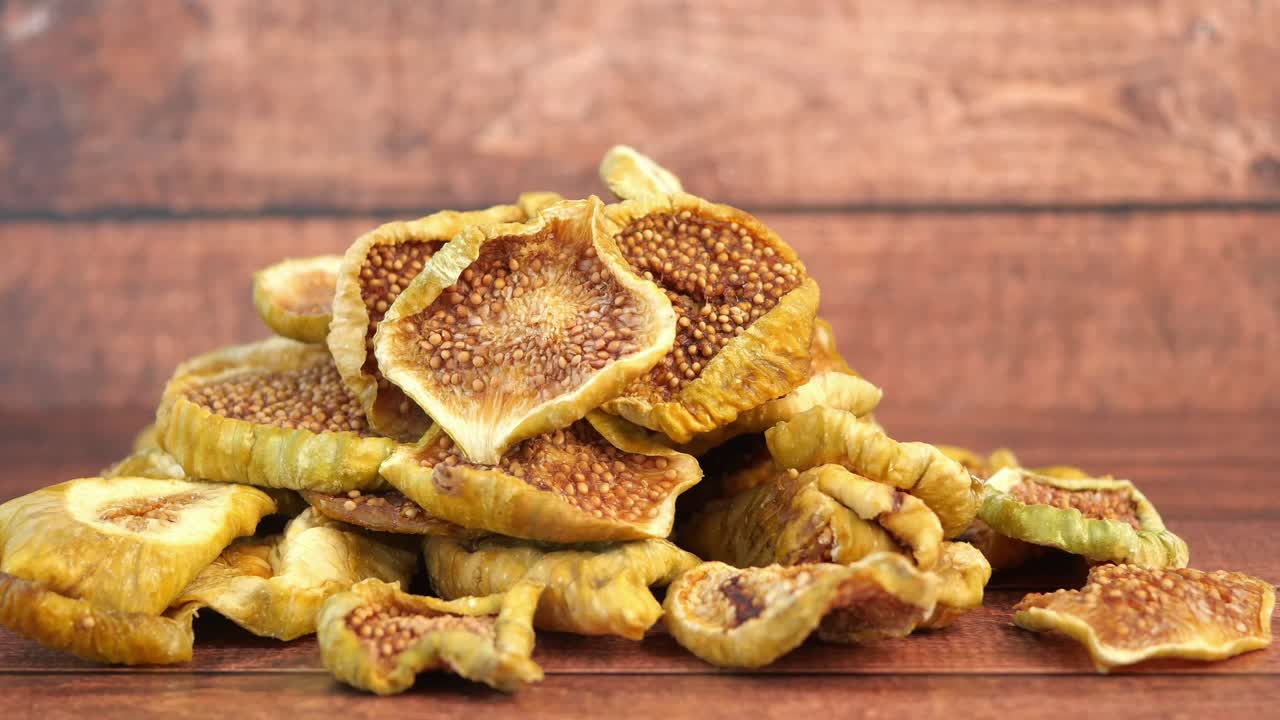 Pile of dried figs