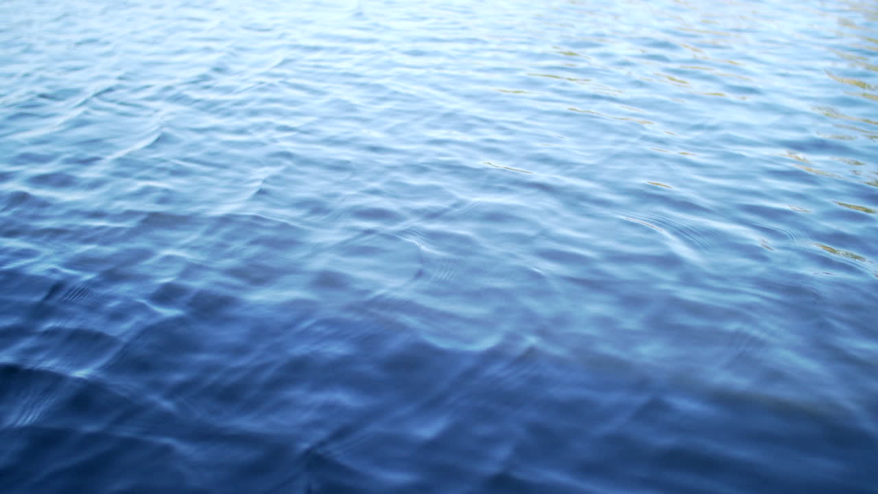 부드러운 파도 호수