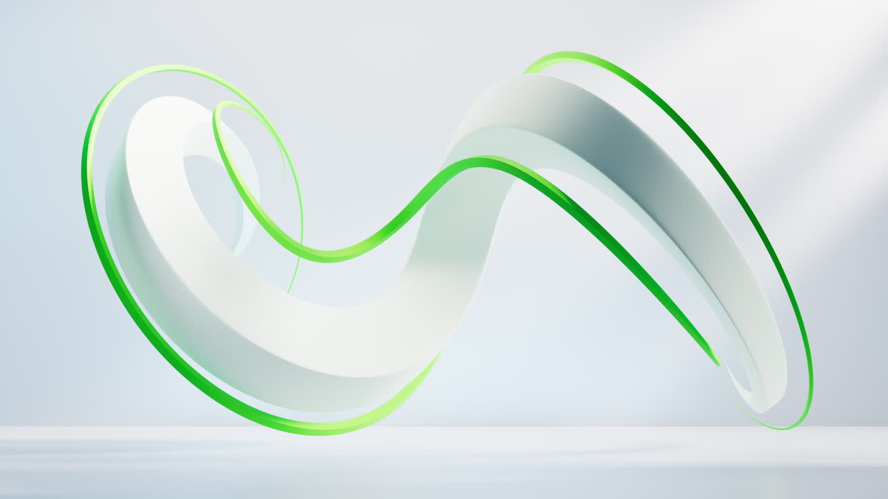 추상적인 흐르는 곡선 배경, 3d 렌더링