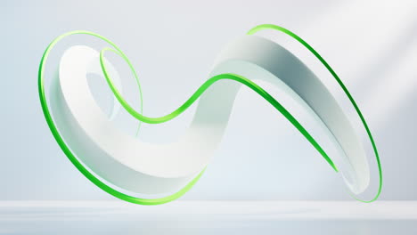 líneas de curva de flujo abstracto de fondo, renderización 3d.
