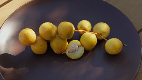 fechas de barhi frescas y naturales recién cosechadas