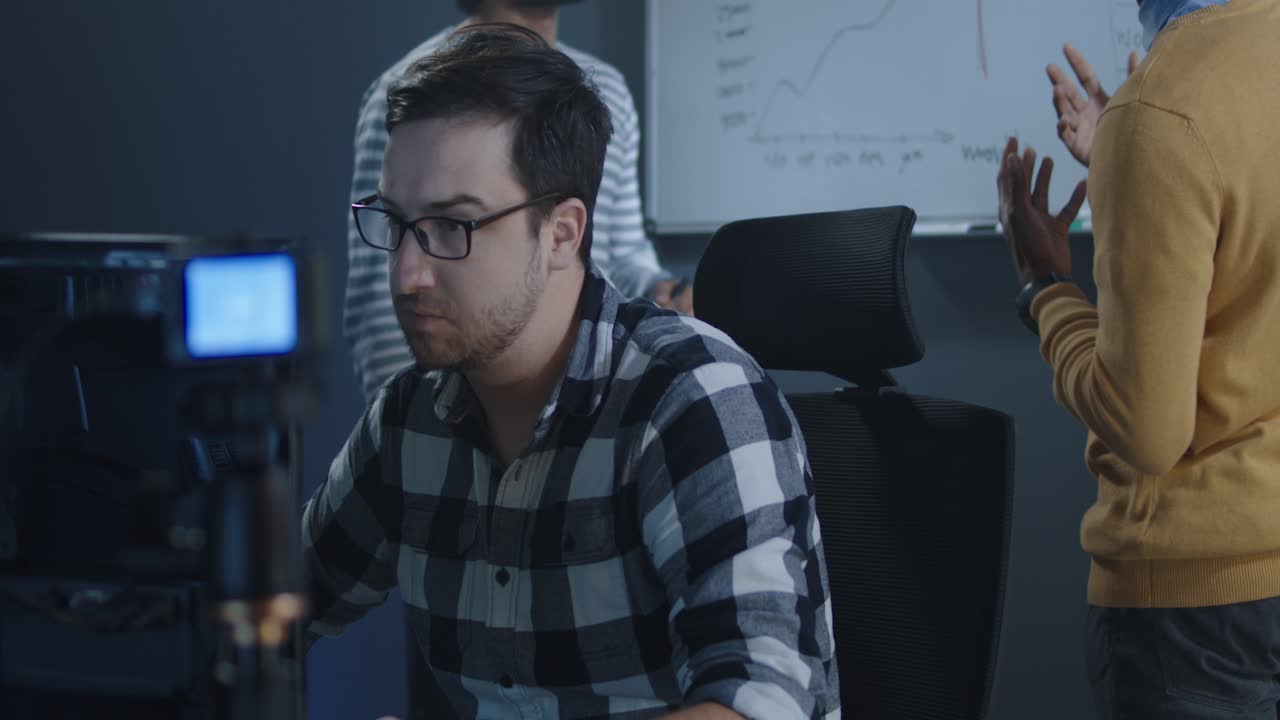 reunión de negocios en curso