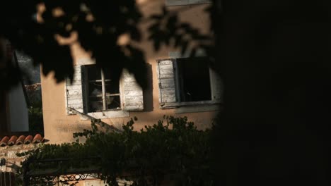 abandoned house with broken windows