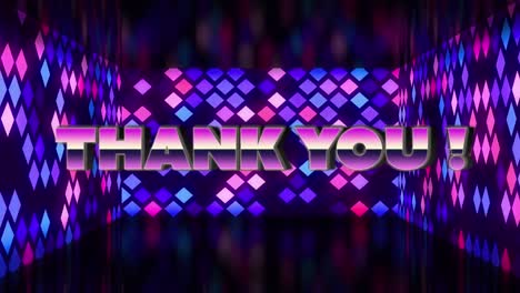 Animation-of-thank-you-text-over-colorful-shapes-on-black-background