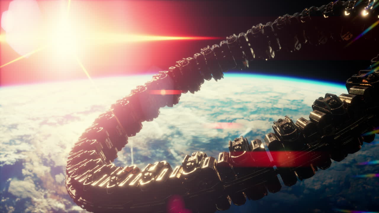 지구 근처를 날아다니는 정체되지 않은 외계인 우주선 nasa에 의해 제공된 요소