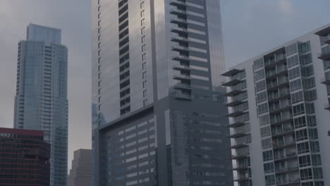 panorámica desde un edificio alto en austin, texas