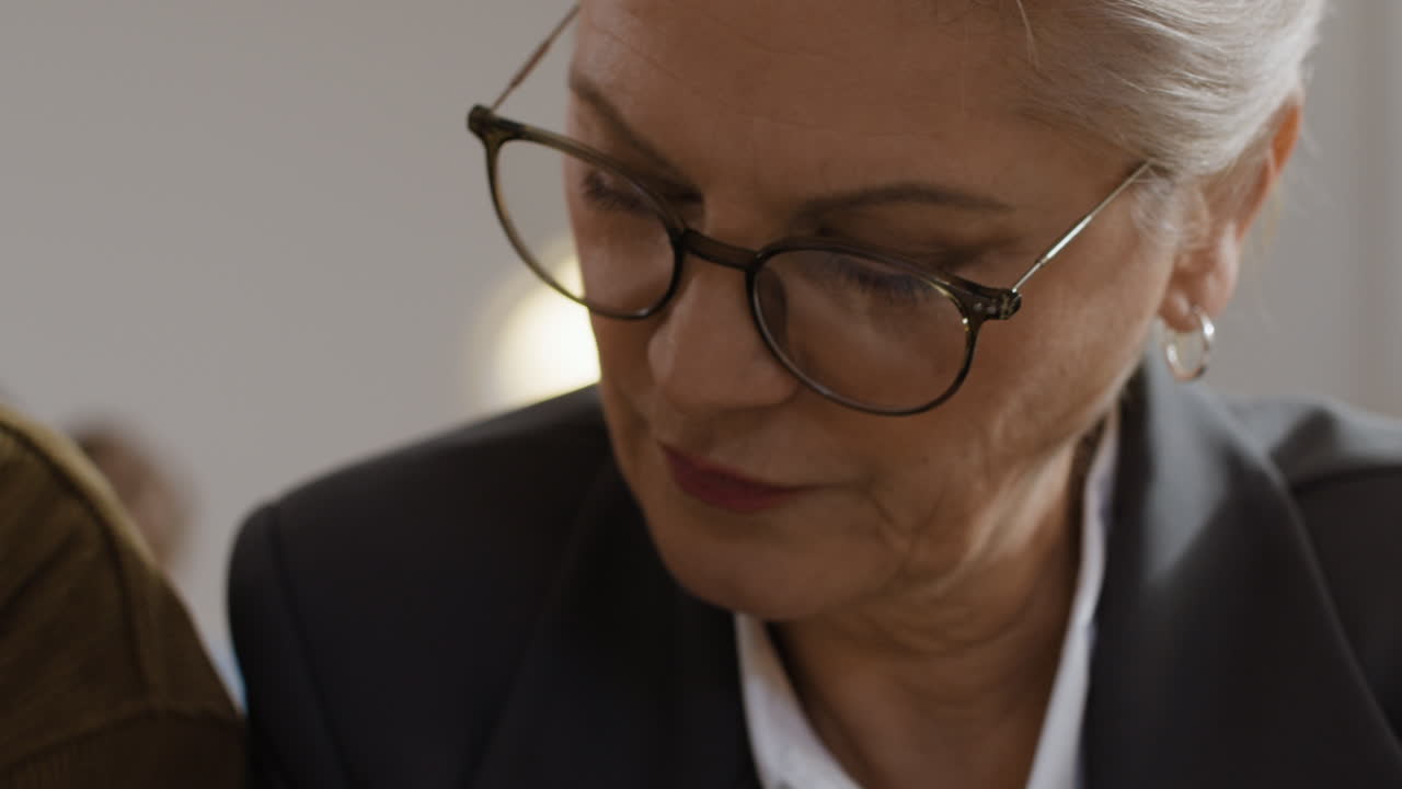 People wearing glasses