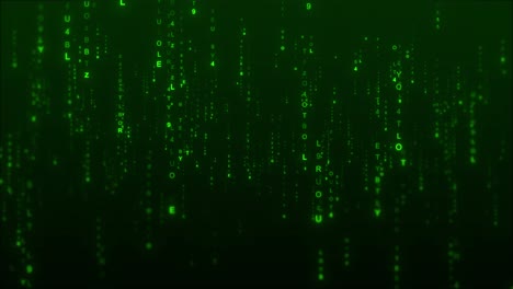 digital data stream matrix circuit board security binary code big data flow cyber wave blockchain
