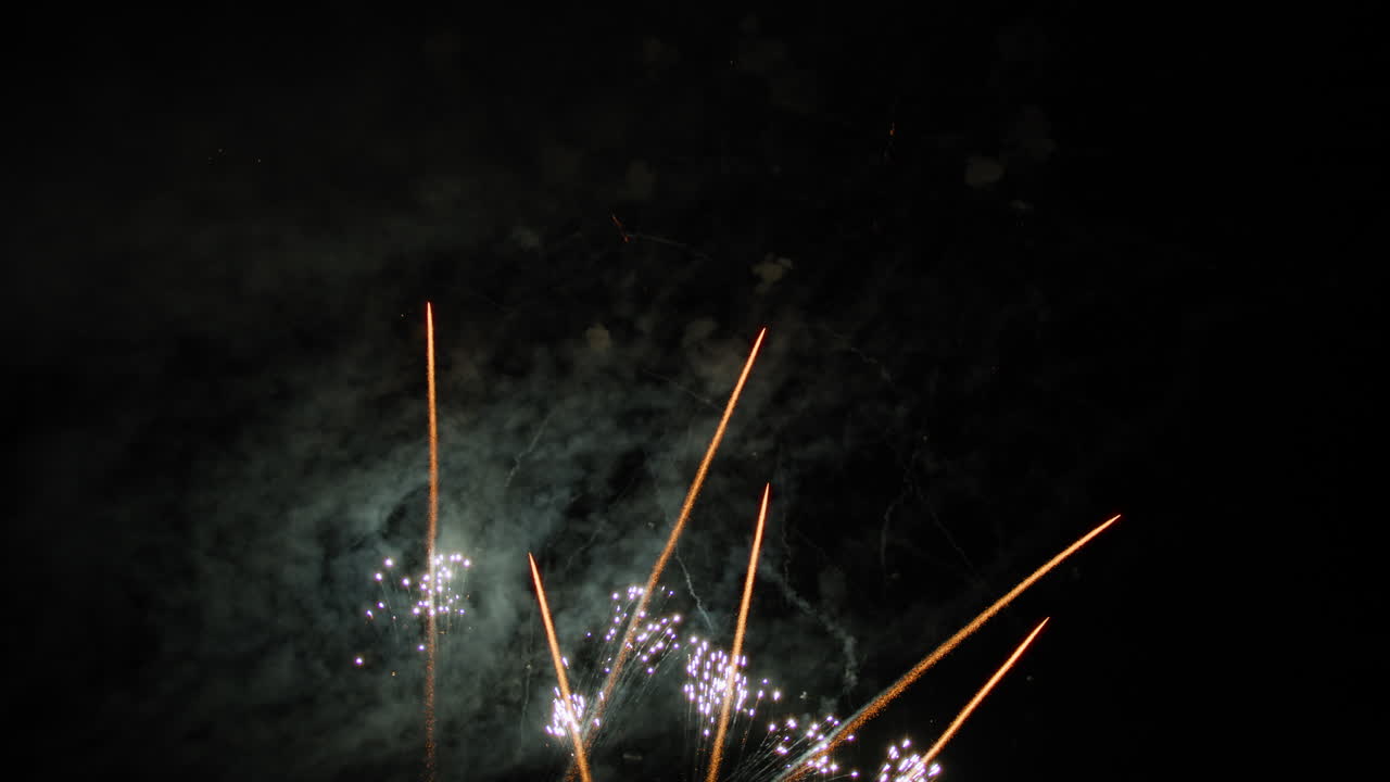 Fireworks for wedding event display in the night sky party