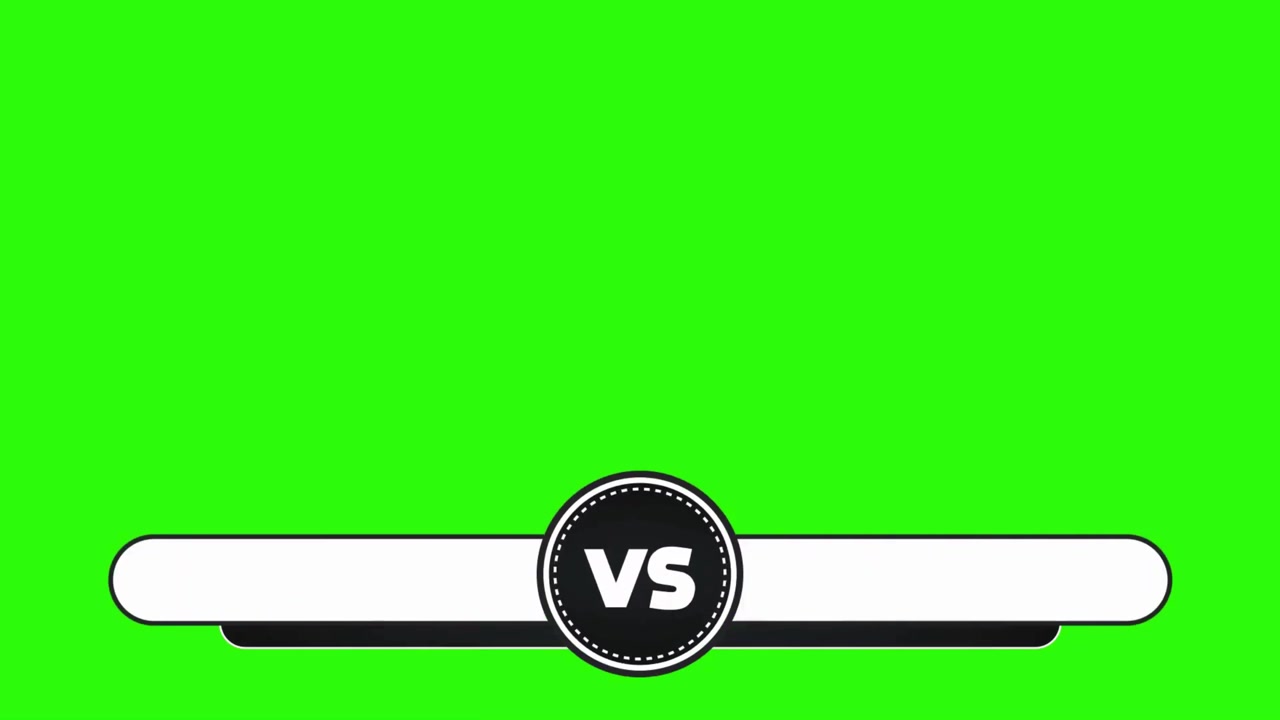 Rivelazione Grafica Animata VS Terzo Inferiore su Green Screen
