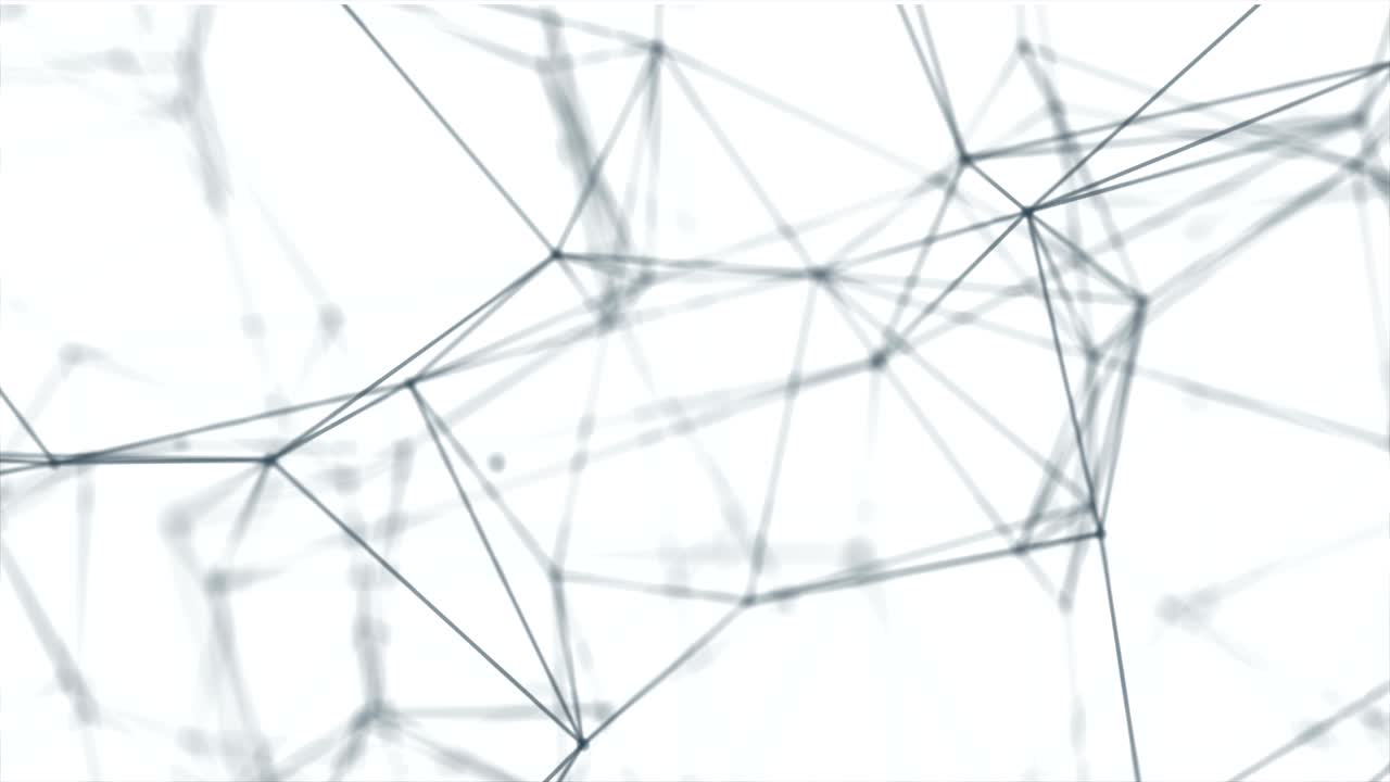 Looped Futuristic Technology Molecular Abstract Plexus Background