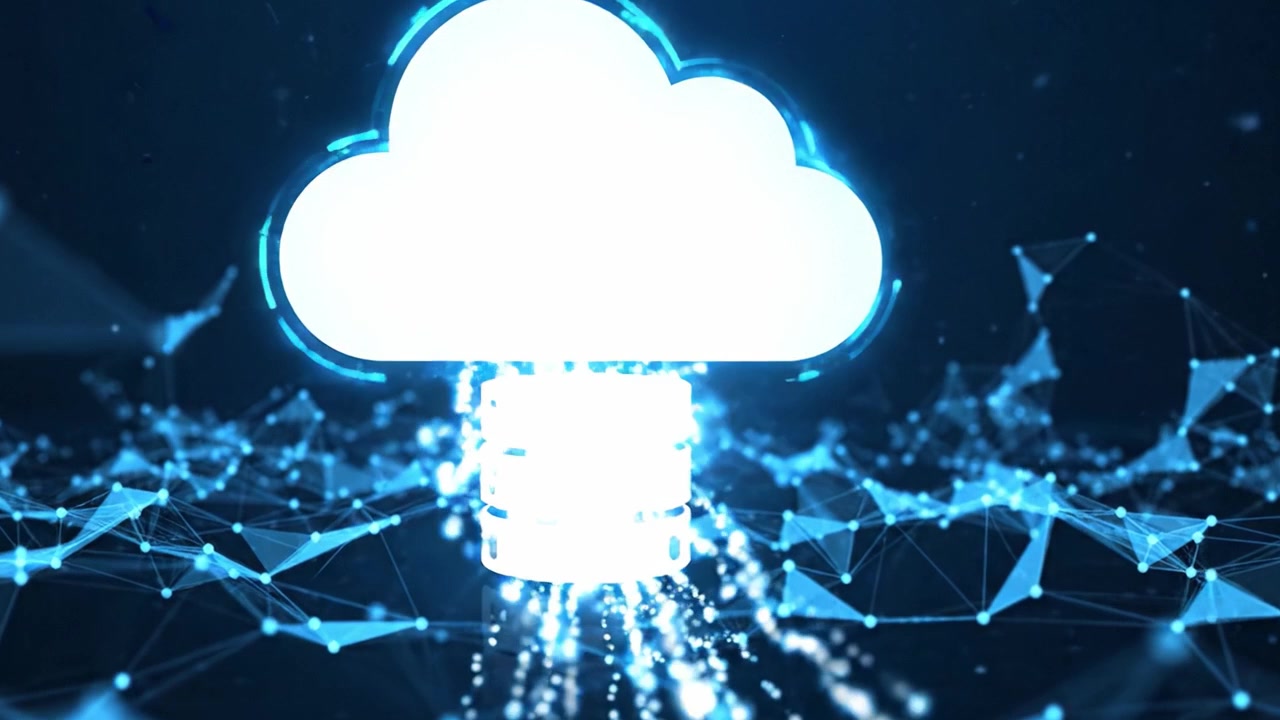 Visual Representation of Cloud Computing: Highlighting Data Storage and Connectivity in a Digital Network Environment