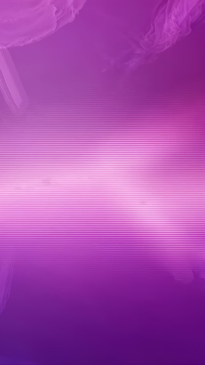 Vertical video: Moving purple-pink gradient across screen from shifting light, revealing scanline
