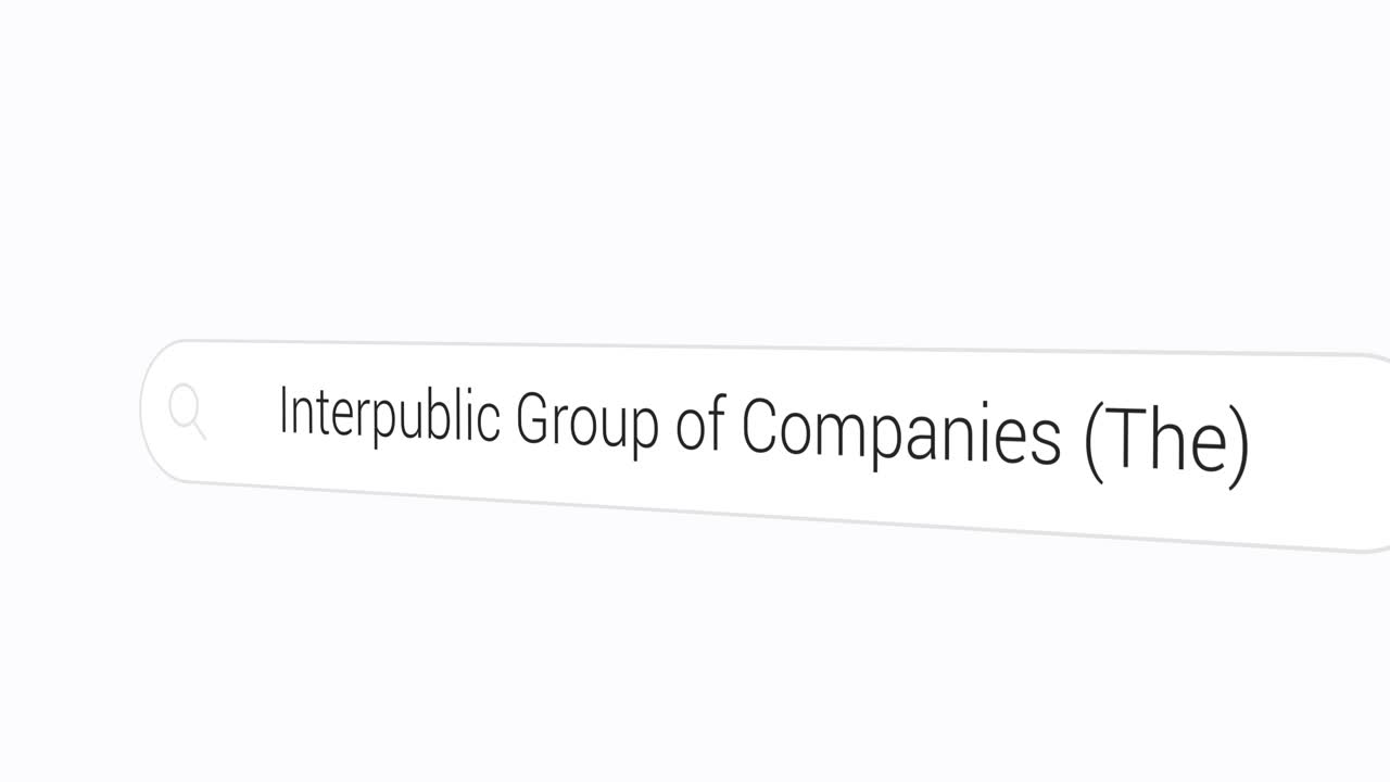 Typing Interpublic Group of Companies on the Search Engine