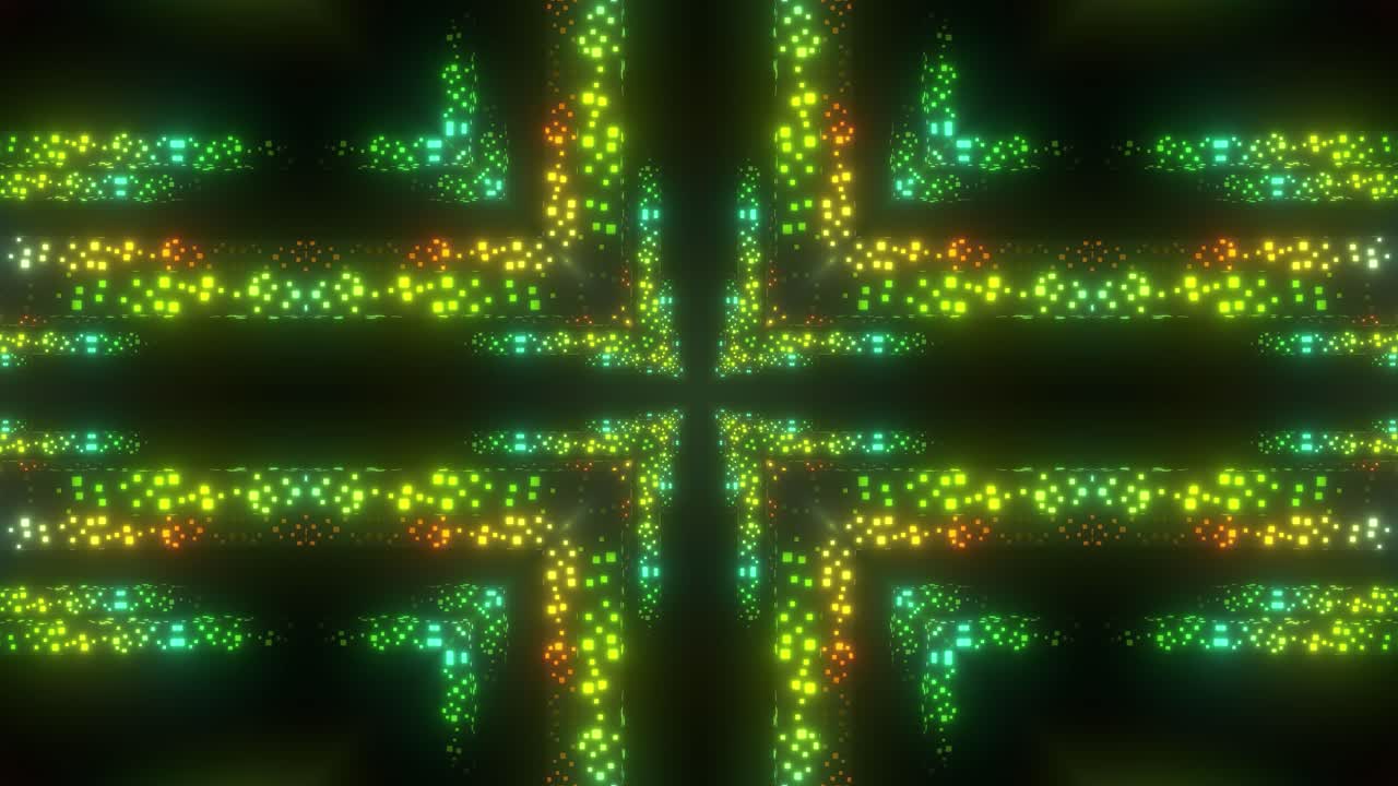 patrón geométrico resplandeciente abstracto