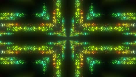 abstract glowing geometric pattern