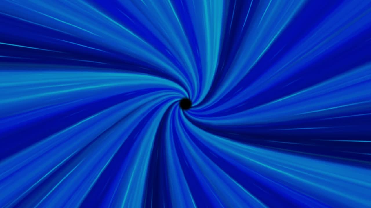 animación coloridas líneas de velocidad efecto aislar en fondo negro.