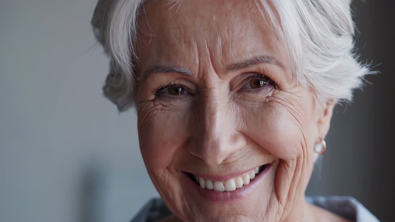 Portrait of a Smiling Senior Woman