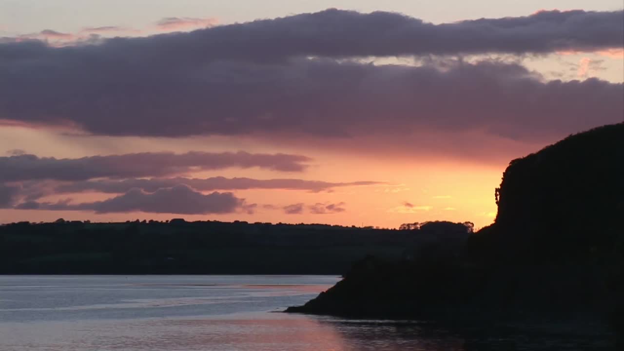 Qué hermoso atardecer.