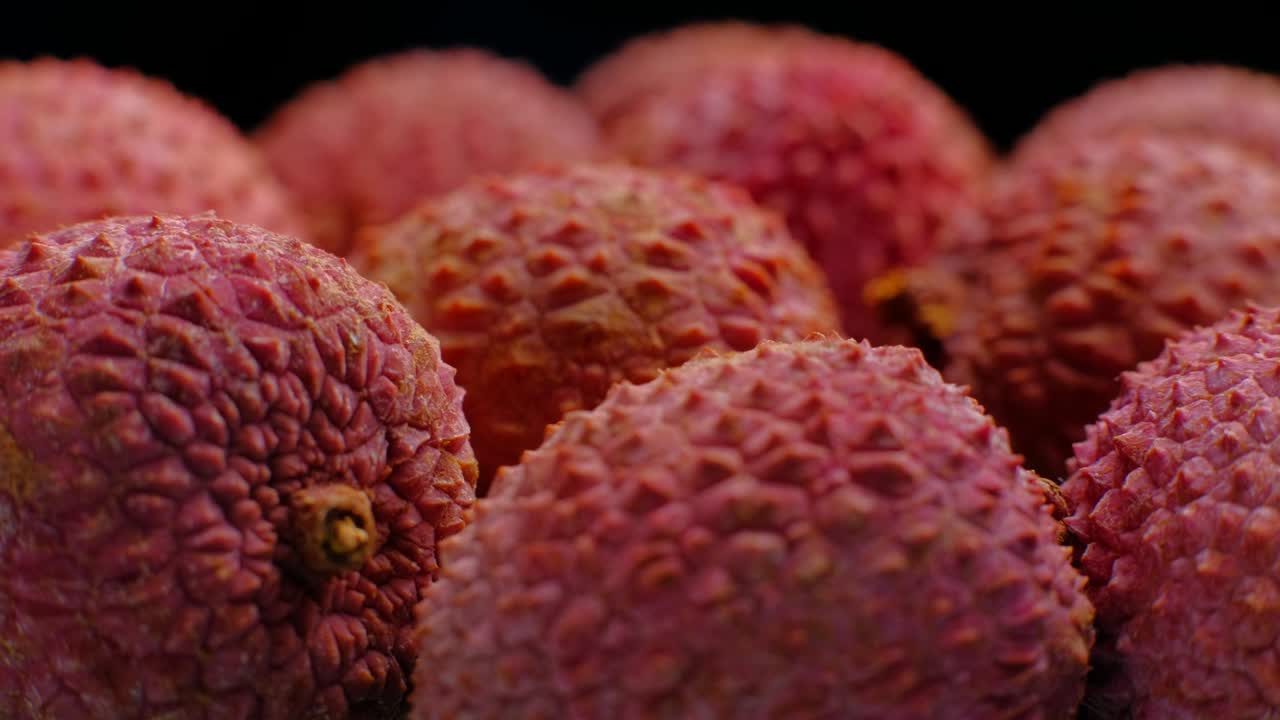 frutas exóticas de litchi
