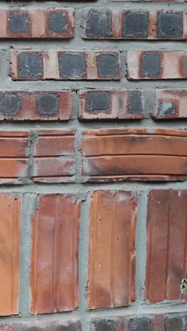 una serie de imágenes que muestran una pared de ladrillo.
