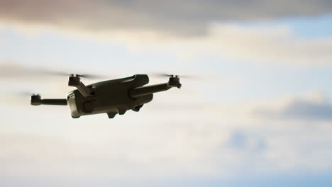 content creator enjoying the fresh air and filming with his drone