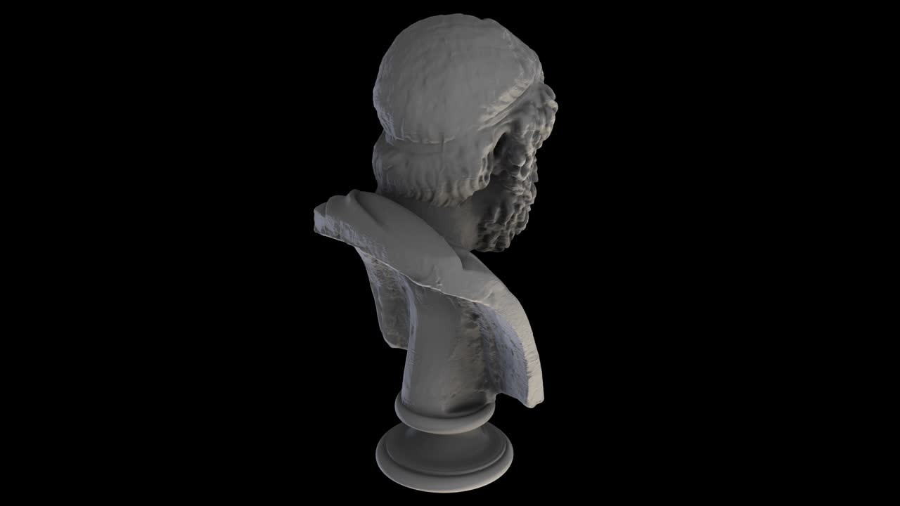 el busto de homero - bucle de rotación