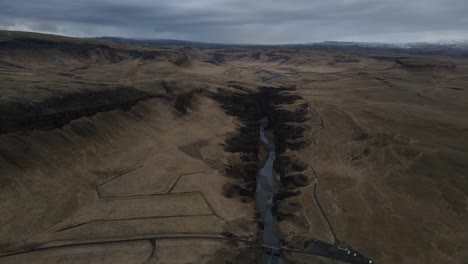 iceland fjadrarglijufur canyon aerial drone .mp4