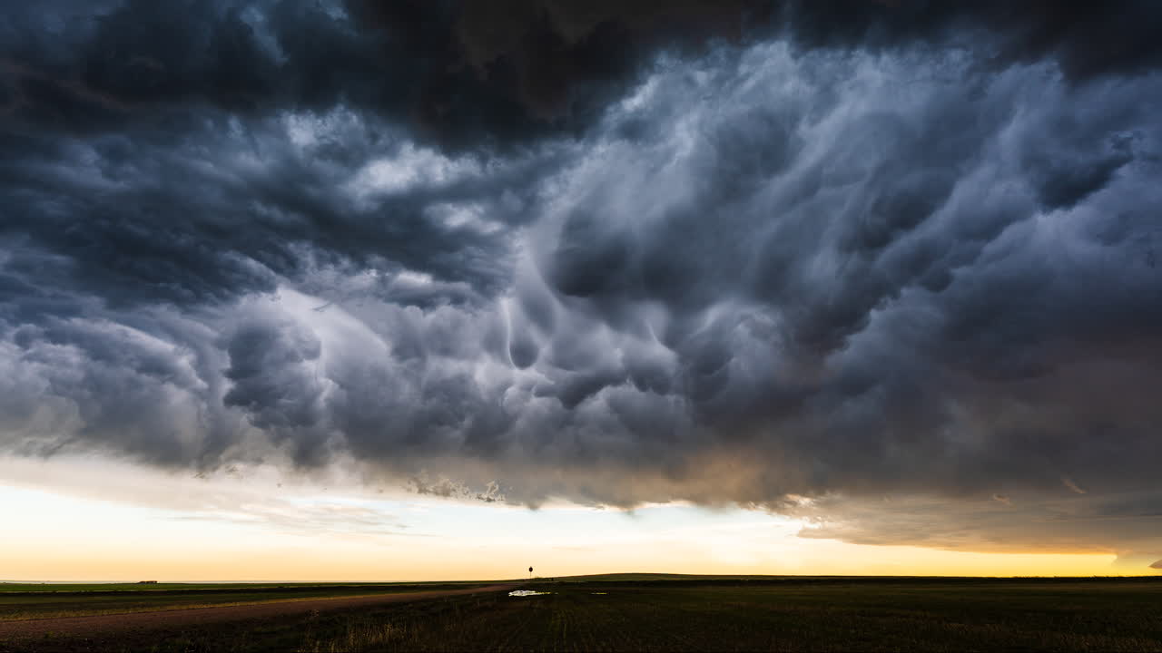 Eerie dark clouds movement severe weather and climate change storms ? (corrected from Erie)