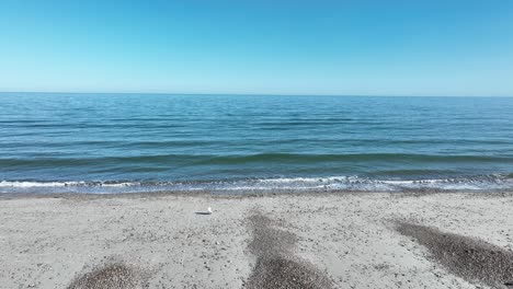 serene beach seascape