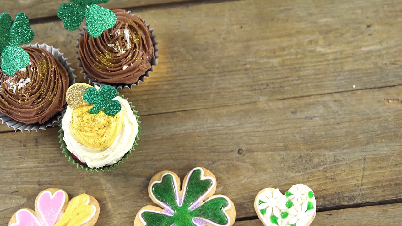 St patrick cupcakes