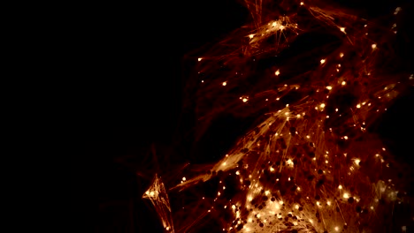 red de fondo molecular.