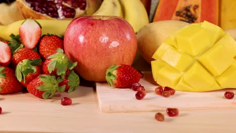 a vibrant assortment of various fresh fruits